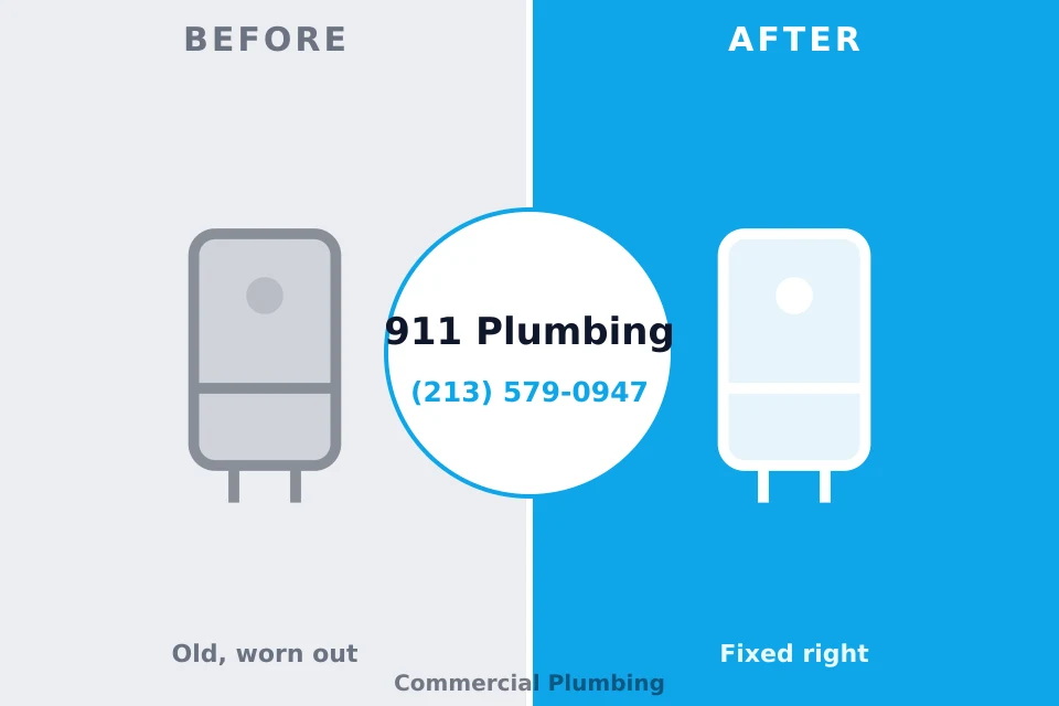 Before and after: plumbing company Sanford, CO